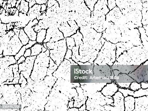 istock Scratch grunge stripes background for create object grunge effect . Hand drawing texture. Vector 1354157705