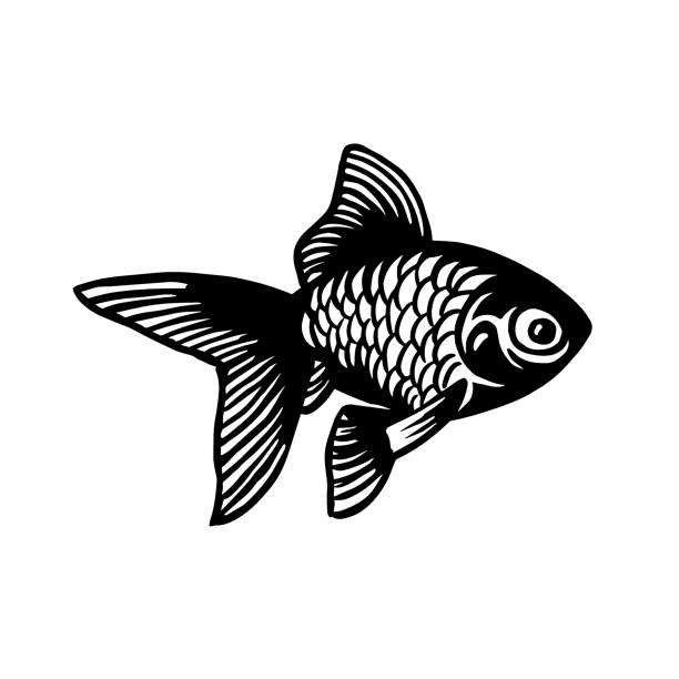 海の動物 - 金魚点のイラスト素材／クリップアート素材／マンガ素材／アイコン素材