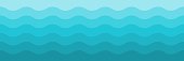 istock Sea waves seamless vector texture 1322356969