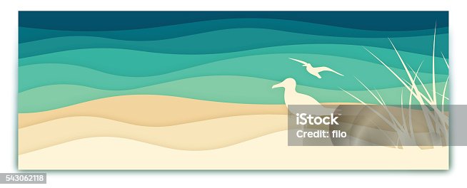 istock Seagull Ocean Banner 543062118
