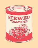 istock Sealed can of stewed tomatoes 1328202859