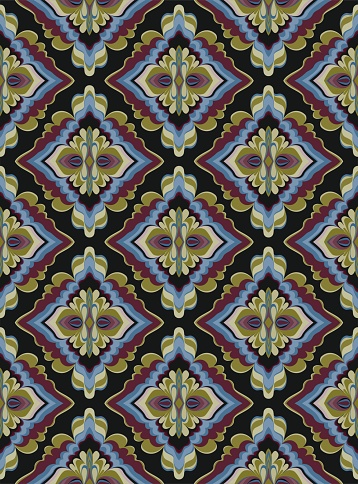 seamless  abstract  oriental  pattern