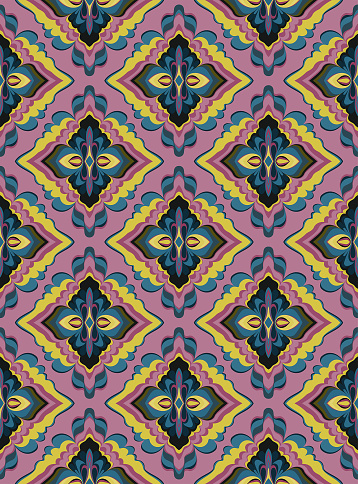 seamless  abstract  oriental  pattern