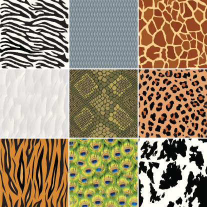 Seamless animal wallpapers (backgrounds)