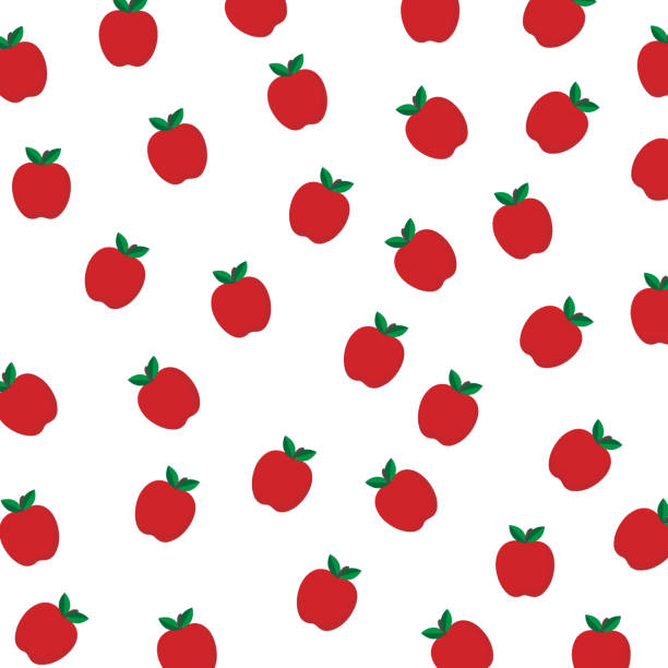 Seamless apple pattern Background Seamless apple pattern Background teacher patterns stock illustrations