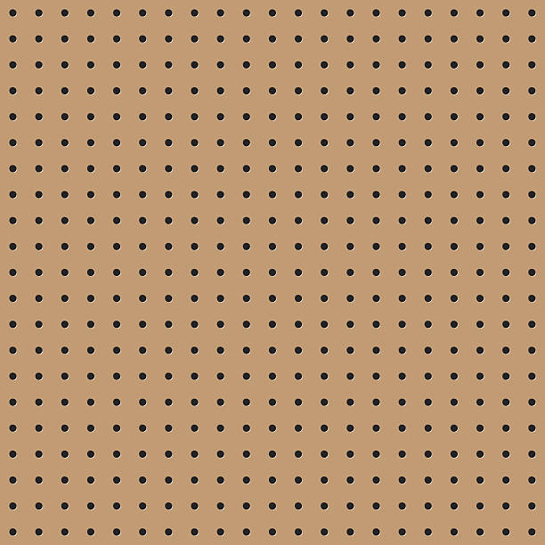 Seamless brown peg board texture pattern Seamless brown peg board texture pattern pegboard stock illustrations