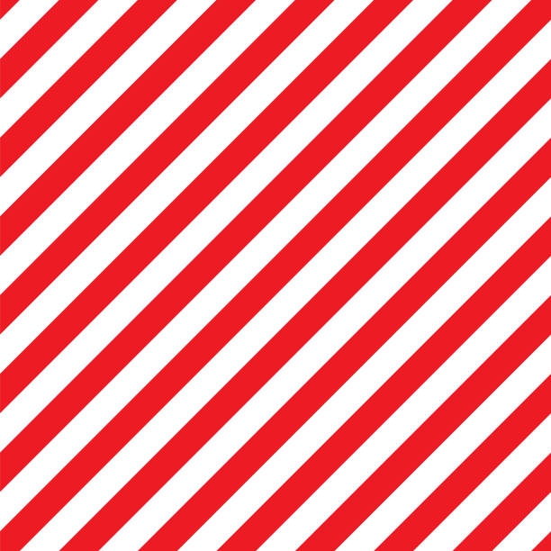 Seamless Christmas Stripe Pattern. Vector Image.  candy cane stock illustrations