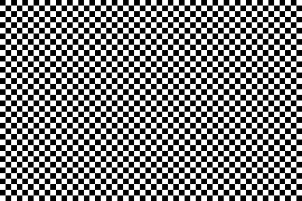 Seamless classic background of black and white squares Seamless classic background of black and white squares. Vector illustration. checked pattern stock illustrations