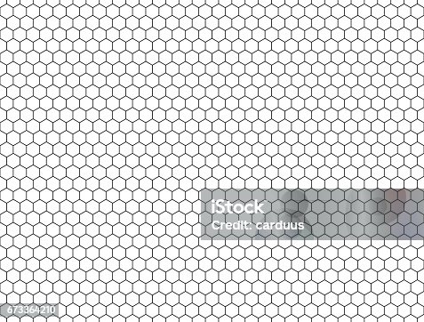 istock seamless contour  hexagon background 673364210