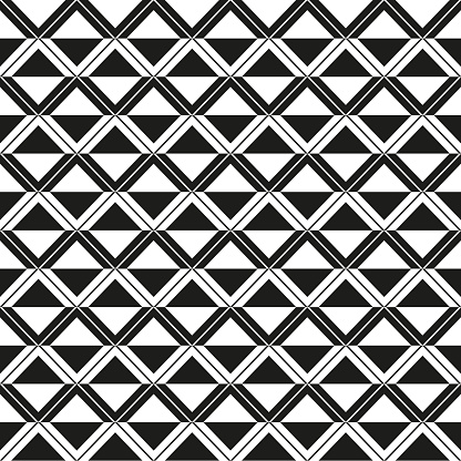 Seamless decorative geometric check pattern