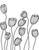 istock Seamless doodle flowers 1140130148