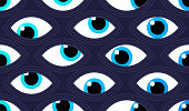istock Seamless Eyes Spy Abstract Background Pattern 1304102715