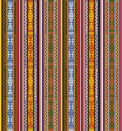seamless, abstract, geometric, colorful, and linear tribal pattern (for wallpapers, backdrops, fabrics, etc.)