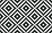 istock Seamless Geometric Black and White Pattern 1138697820