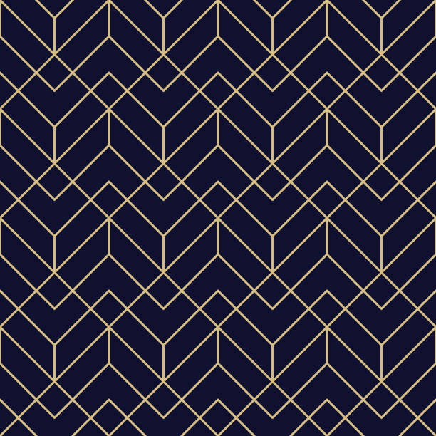 Seamless Geometric Pattern Seamless. Colors easily changed. pattern designs stock illustrations