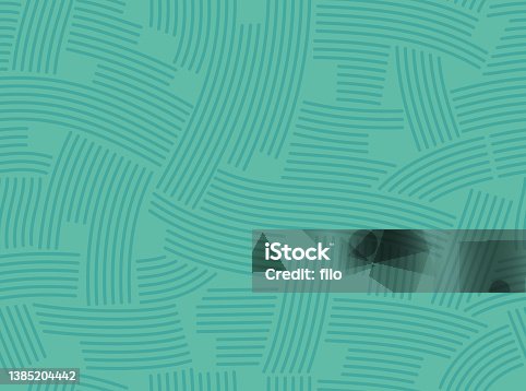 istock Seamless Green Field Planting Agriculture Lines Background 1385204442