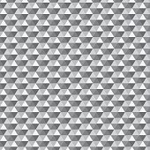 Seamless grey triangle pattern. All triangles are grouped by color and can be easily modified. Vector illustration. All elements are separate. Easily modifying. No mesh. EPS10