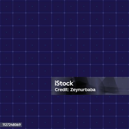 istock Seamless Grid for futuristic hud interface pattern. Background screen interface display. Vector illustration 1127248069