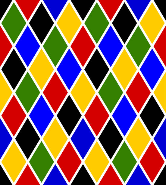 seamless harlequin pattern for carnival and mardi gras seamless harlequin pattern for carnival and mardi gras vector harlequin stock illustrations
