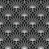Seamless lacy pattern. Vector art.