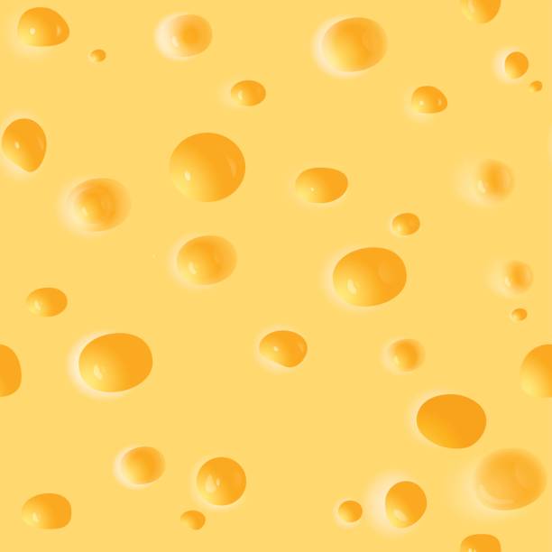 Seamless pattern, cheese, vector Seamless pattern, cheese, vector cheddar cheese stock illustrations