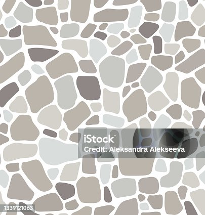 istock Seamless pattern gray stone floor 1339121063