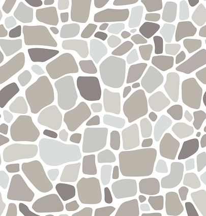 Seamless pattern gray stone floor