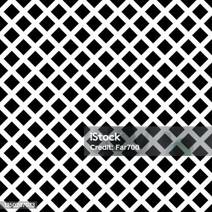 istock Seamless pattern. Monochrome mesh. Vector drawing. Background. Texture. 1350207073