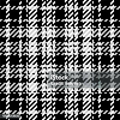 istock Seamless pattern of scottish tartan plaid. Repeatable background with check fabric texture. Vector backdrop striped textile print. 1350513835