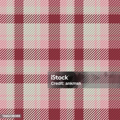 istock Seamless pattern of scottish tartan plaid. Repeatable background with check fabric texture. Vector backdrop striped textile print. 1365038088