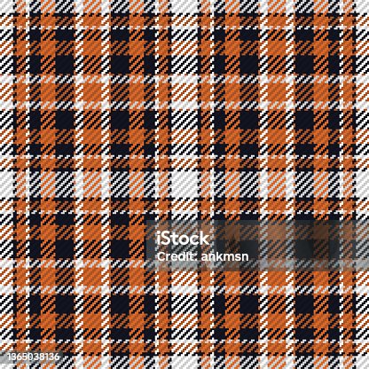 istock Seamless pattern of scottish tartan plaid. Repeatable background with check fabric texture. Vector backdrop striped textile print. 1365038136