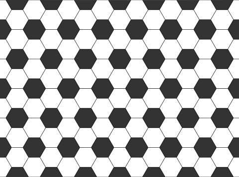 Seamless pattern of the hexagonal net Geometric abstract background of white and black polygons Graphic seamless grid of hexagons design element wallpaper mosaic Vector pattern background of polygons