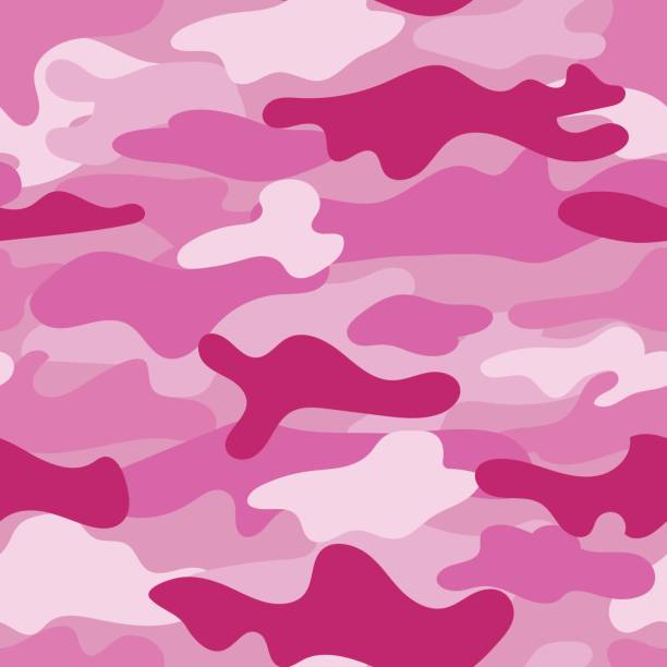 illustrations, cliparts, dessins animés et icônes de motif camouflage rose motif sans soudure - camouflage ukraine