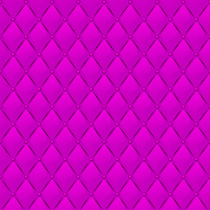 Seamless pattern purple quilted textile texture for wallpaper.