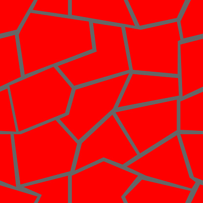 Seamless pattern. Red tile. Replaceable colors. Vector drawing. Background. Texture.