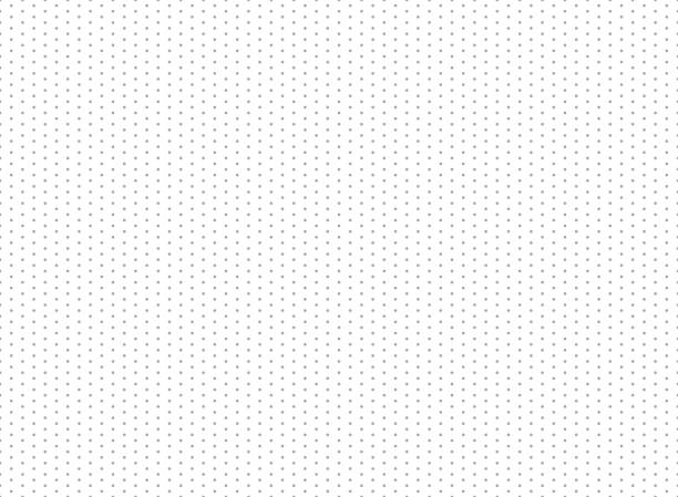 Seamless pattern Seamless geometric pattern. Gray dots on a white background. 300 x 220 mm grid pattern stock illustrations