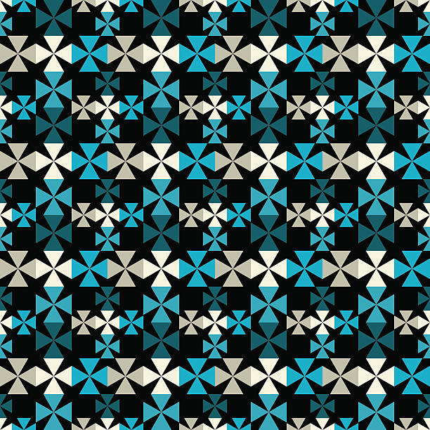 Seamless pattern with cross Gothic seamless pattern with cross. Repeating background texture - vector artwork maltese cross stock illustrations