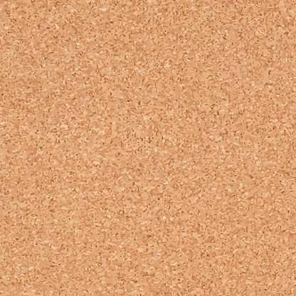 Seamless realistic cork background tileable pattern vector illustration