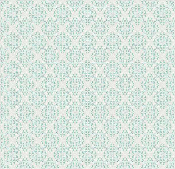 Seamless Retro Background Pattern ( Vector ) Orig curly wallpaper pattern popular with hipster set. svg stock illustrations