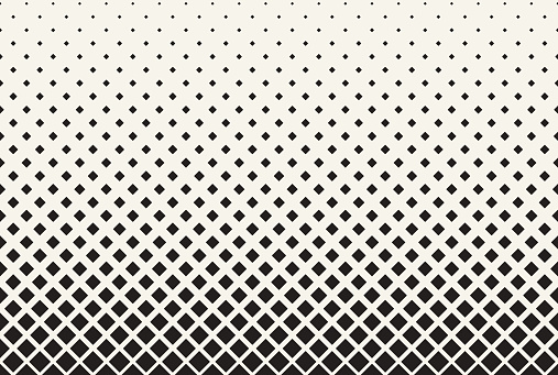 Seamless Rounded Squares Halftone Background Design Element