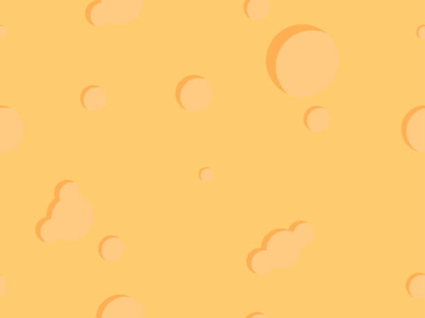 Seamless texture of cheese. Porous surface. Vector illustration Seamless texture of cheese. Porous surface. Vector illustration cheese backgrounds stock illustrations