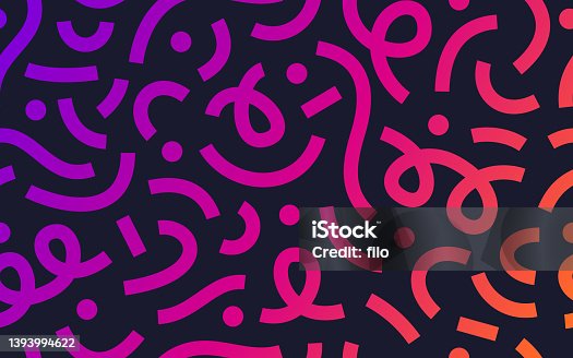 istock Seamless Tileable Abstract Geometric Celebration Excitement Shapes Background 1393994622