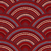 istock Seamless vintage wavy pattern. 1316392289