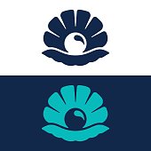 Seashell, Pearl Jewelry, Animal Shell, Oyster, Logo
