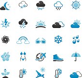 Quartico vector icons - Season and Weather 