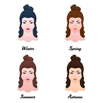 12 season - Color types for asian women