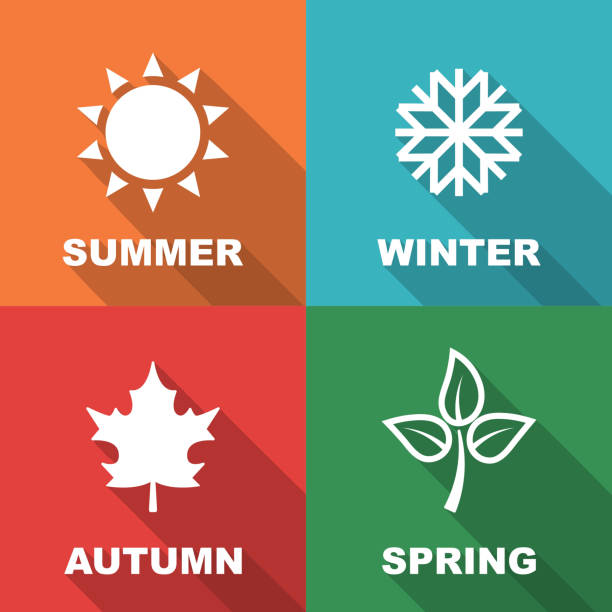 Royalty Free Seasons Clip Art, Vector Images & Illustrations - iStock