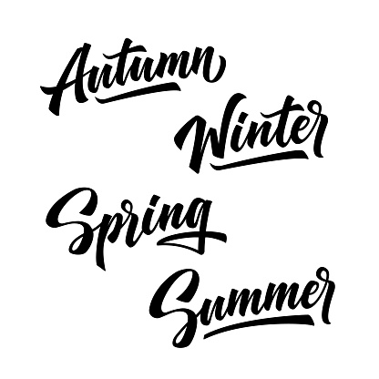4 seasons of year. Winter, spring, summer, autumn.