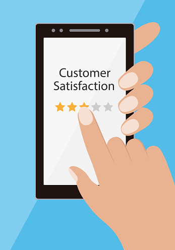 Select customer satisfaction through mobile