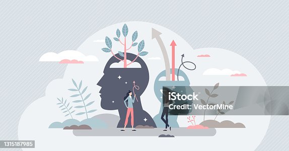 istock Self esteem and growth confidence with pride and belief tiny person concept 1315187985